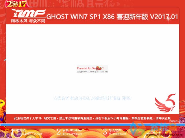 ľ GHOST WIN7 SP1 Ԫӭ°(32λ) 20171  ISOṩ