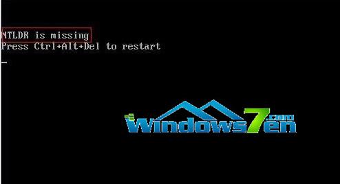 WIN7ϵͳNTLDR IS MISSINGô죿̸̳